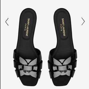 SAINT LAURENT
NU PIEDS TRIBUTE MULES size 37